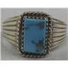 Image 5 : Navajo Sterling & Turquoise Ring, Size 12 3/4''