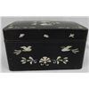 Image 2 : Antique Mother of Pearl Inlay Lidded Lacquer Box