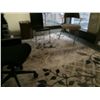 Image 1 : AREA RUG, PEDESTAL, SMALL DESK, TWO STOOLS, TWO CHAIRS, LAUNDRY HAMPER