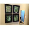 Image 1 : FOUR FRAMED PRINTS AND SMALL MIRROR