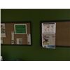 Image 2 : TWO FILE CABINETS, TWO CORK  BOARDS, AND ASSORTED ITEMS