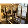 Image 1 : HOIST FREE WEIGHT BENCH PRESS/SQUAT STATION WITH REEBOK BENCH