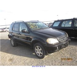 2001 - MERCEDES BENZ ML430