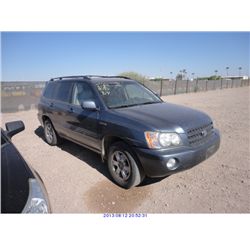 2001 - TOYOTA HIGHLANDER