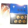 Image 1 : 2002 GOLD EDITION STATEHOOD QUARTER COLLECTION *INCLUDES TN/OH/LA/IN/MS*!! COMES IN HOLIDAY PACKAGE!