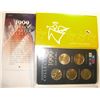 Image 1 : 1999 GOLD EDITION STATEHOOD QUARTER COLLECTION *INCLUDES DE/PA/NJ/GA/CT*!! COMES IN HOLIDAY PACKAGE!