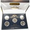 Image 1 : 2004-P US STATE QUARTER COLLECTION INCLUDES MI/TX/WI/FL/IA *COMES IN ORIGINAL DISPLAY BOX*!!