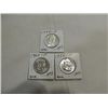Image 1 : LOT 3 1958, 59 & 60 UNCIRCULATED FRANKLIN HALVES