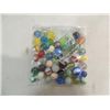 Image 1 : LOT 50 VINTAGE MIXED MAKER MARBLES: AGRO,