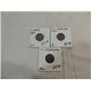 Image 1 : LOT 3 1876, 74, 89 CIRCULATED INDIAN HEAD PENNIES