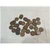 Image 1 : LOT 35 MIX DATE CIRCULATED INDIAN HEAD PENNIES