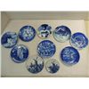Image 1 : LOT 10 VINTAGE (8) GERMAN HOLIDAY PLATES, 2 DELFT