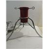 Image 2 : LOT 3 VINTAGE METAL CHRISTMAS TREE STANDS