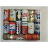 Image 1 : LOT 15 VINTAGE BEER CANS: FLAT TOP, PULL TAB &