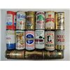 Image 1 : LOT 15 VINTAGE BEER CANS: FLAT TOP, PULL TAB: