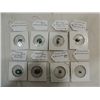 Image 1 : LOT 8 ASSORTED SIZE & CUT MALACHITE POLISHED STONE