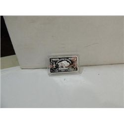 GERMAN SILVER 1 OUNCE BISON BAR