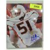 Image 1 : 8X10 FOOTBALL PHOTO AUTOGRAPHED JONATHAN VILMA COA