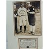 Image 2 : 12X16 MATTED BASEBALL PRINT BABE RUTH LIMITED ED.