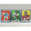 Image 1 : LOT 3 1969 TOPPS #6, 67, 53 FOOTBALL PLAYER CARDS: