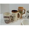 Image 2 : LOT 10 ASSORTED STYLE MUGS, BEER STEINS & CUPS