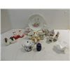 Image 1 : LOT 17 VINTAGE CHINA & CERAMIC ITEMS: 4 PAIR SALT