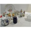 Image 3 : LOT 17 VINTAGE CHINA & CERAMIC ITEMS: 4 PAIR SALT
