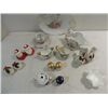 Image 4 : LOT 17 VINTAGE CHINA & CERAMIC ITEMS: 4 PAIR SALT
