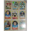 Image 3 : LOT 27 (9) 1969 & (18) TOPPS TOPPS FOOTBALL CARDS