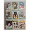 Image 2 : LOT 63 1979 TOPPS FOOTBALL PLAYER CARDS