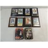 Image 1 : LOT 9 (7) SPORTS CARDS ON PLAQUES, 2 BOX SETS