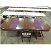 Image 2 : VINTAGE BERKEY FURNITURE CO WALNUT DINING TABLE: 3
