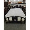 Image 1 : CONTEMPORARY TOLEWARE STYLE METAL FRAME FULL BED
