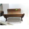 Image 2 : 21"L VINTAGE HAND CRAFTED ALL PINE MAGAZINE RACK