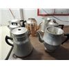 Image 3 : LOT 7 VINTAGE ALUMINUM COFFEE PERCULATOR POTS