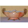 Image 1 : A Carlton Ware Fruit Bowl with Wavy Rim and Gilded Handles and Feet....