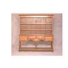 Image 1 : A Superb Georgian Oak Dresser the Top Section with 2 Shelves Under Moulded...