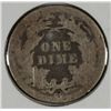 Image 2 : 1876-CC SEATED DIME AG