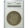 Image 1 : 1893 S Morgan Dollar ANACS F-VF 15 Nice Coin!  KEY DATE!