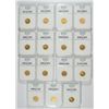 Image 2 : $2.50 INDIAN GOLD SET, GRADED IN PCI GREEN LABEL HOLDERS, GREAT SET OF GOLD!!!