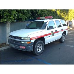 2001 CHEVROLET TAHOE