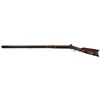 Image 1 : American Half Stock Percussion Sporting Rifle with German Silver Patchbox