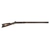 Image 2 : American Half Stock Percussion Sporting Rifle with German Silver Patchbox