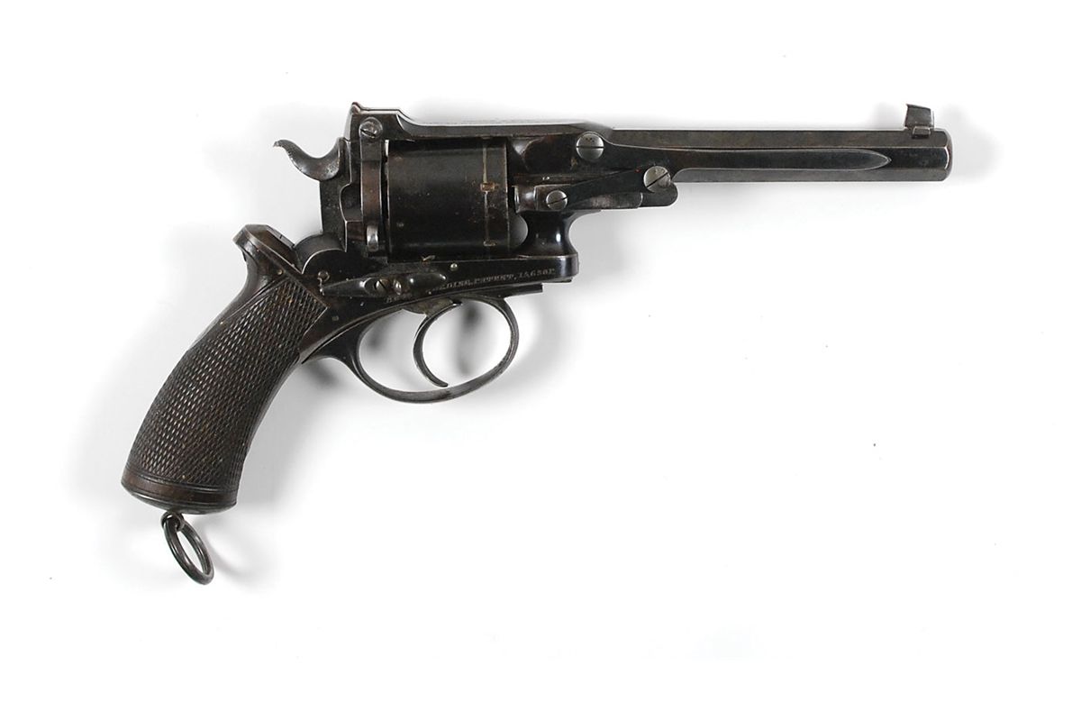 Rare English Deane-Harding Cartridge Revolver