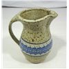 Image 1 : Signed Nafziger Cream and Blue Pitcher
