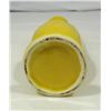 Image 3 : Unsigned Yellow Art Deco Pottery Vase