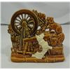 Image 1 : Vintage McCoy Scotty Dog, Cat, and Spinning Wheel Planter