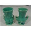 Image 2 : Two McCoy Vases-Aqua