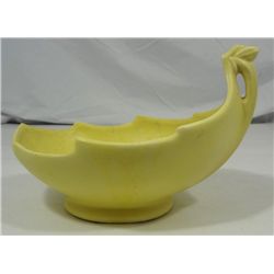 Yellow Leaf Shaped McCoy Planter