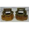 Image 1 : Two McCoy Wishing Well Planters